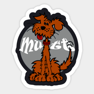 Mutt Dog Sticker